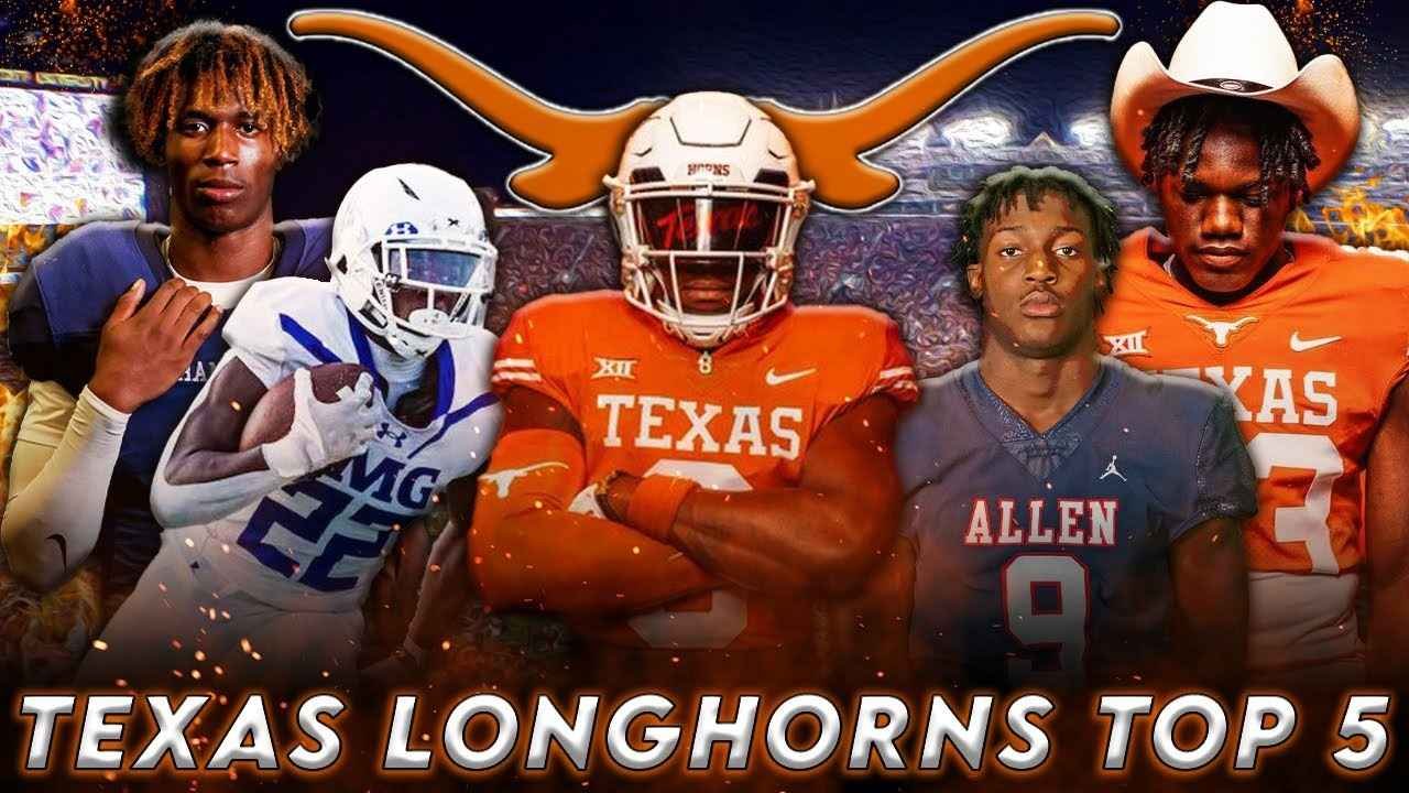 Top 5 Recruits for the Texas Longhorns in 2024 bazesport